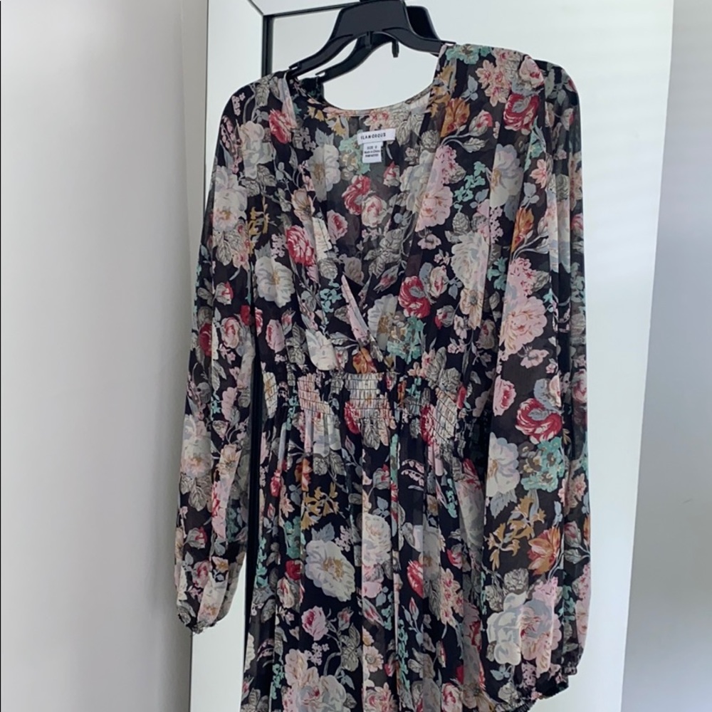 Glamorous floral maxi dress